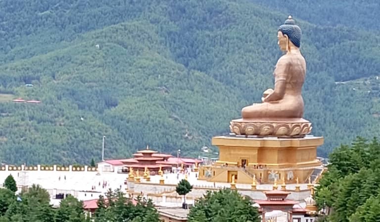 Buddha Dordenma Statue - Giant Buddha overlooking Thimphu Valley